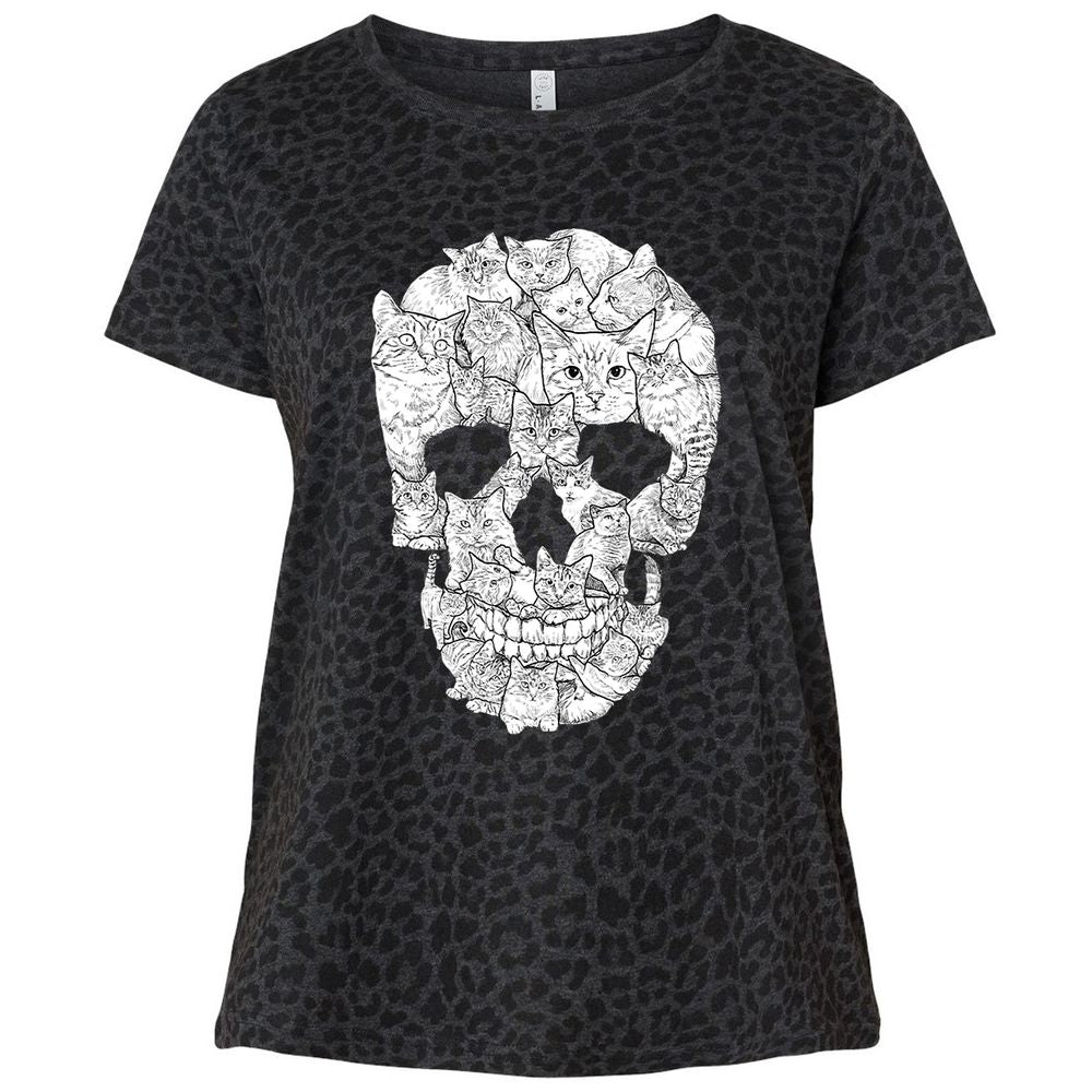 Ladies Curvy Jersey - QS67ASM8 - Black Leopard - 11