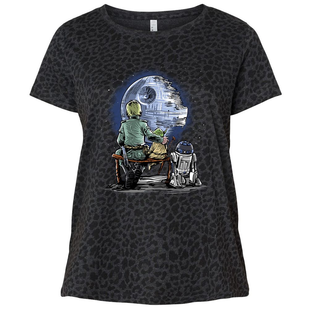 Ladies Curvy Jersey - 32UDQ7VE - Black Leopard - 11