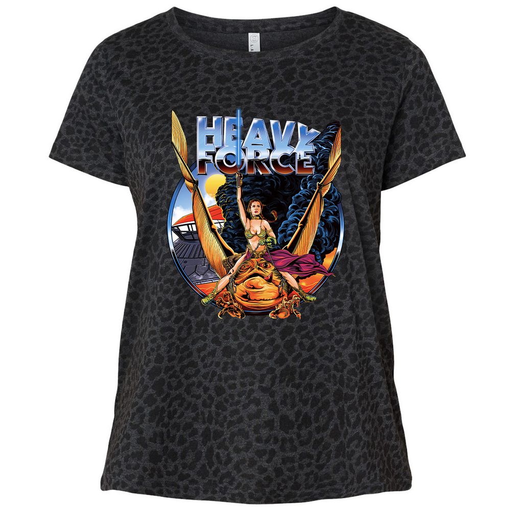 Ladies Curvy Jersey - LQQ1147R - Black Leopard - 11