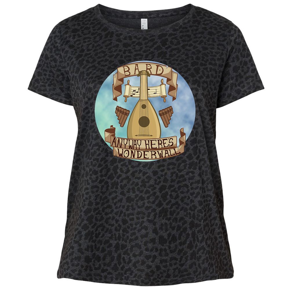 Ladies Curvy Jersey - SGY6PGTS - Black Leopard - 11