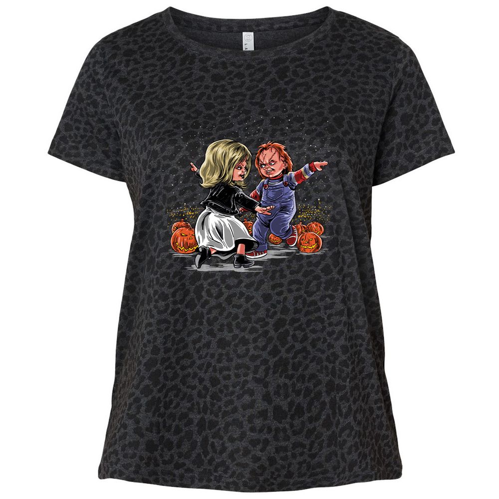 Ladies Curvy Jersey - UTMN82MU - Black Leopard - 11