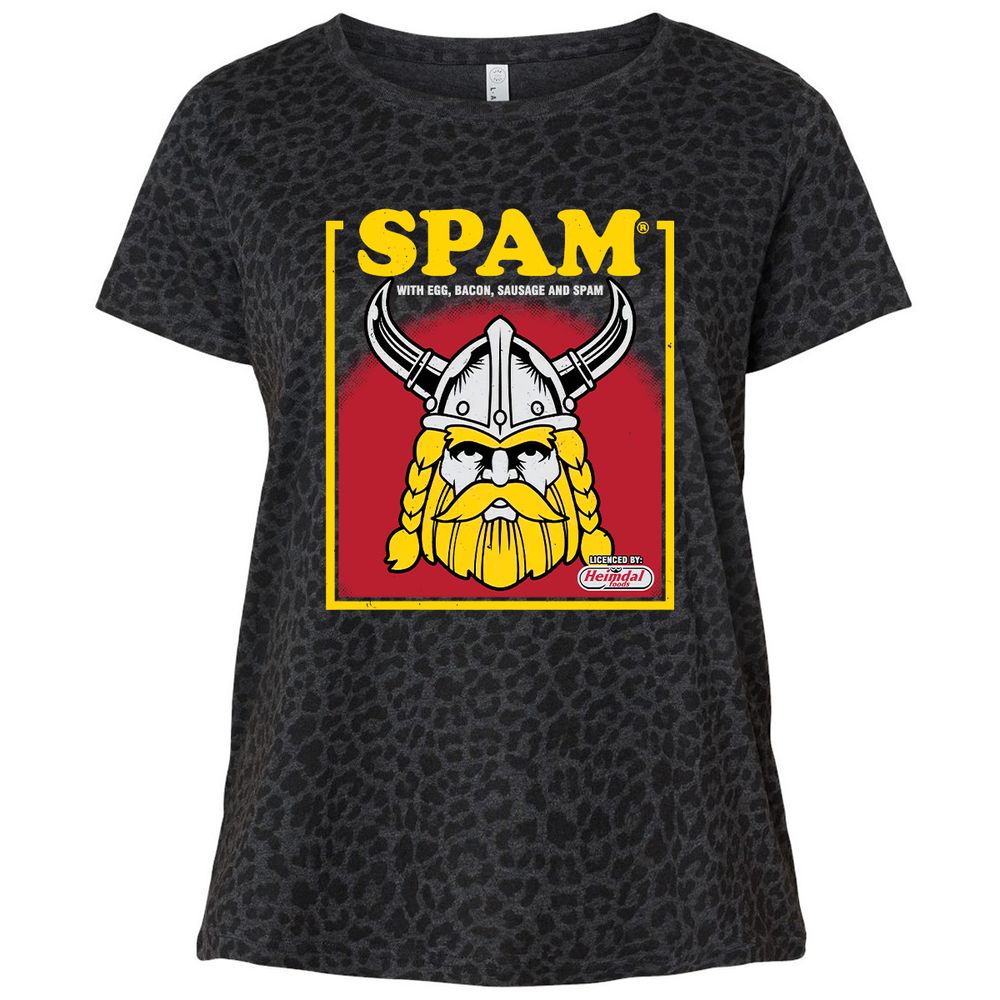 Ladies Curvy Jersey - 2LLQU6RK - Black Leopard - 11