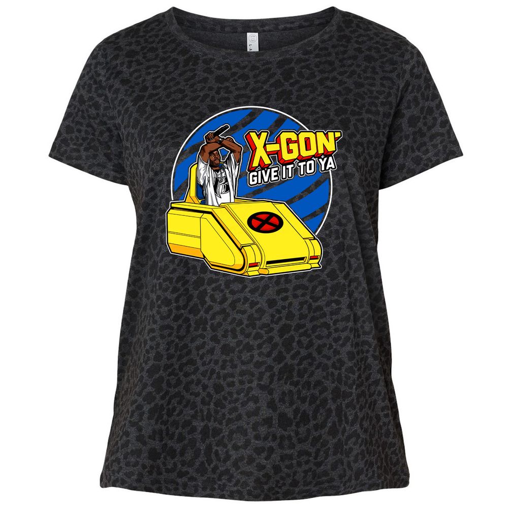 Ladies Curvy Jersey - D4K1A834 - Black Leopard - 11