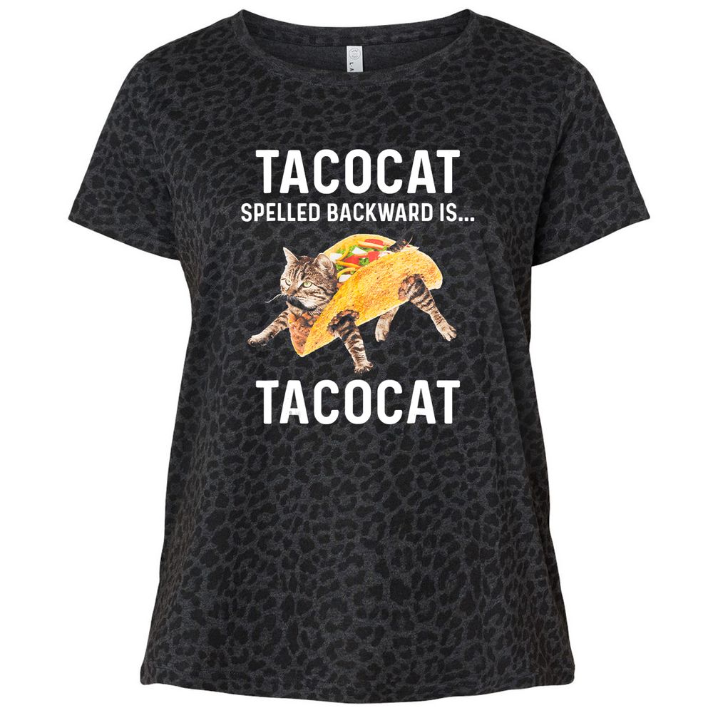 Ladies Curvy Jersey - HDTU9JPN - Black Leopard - 11