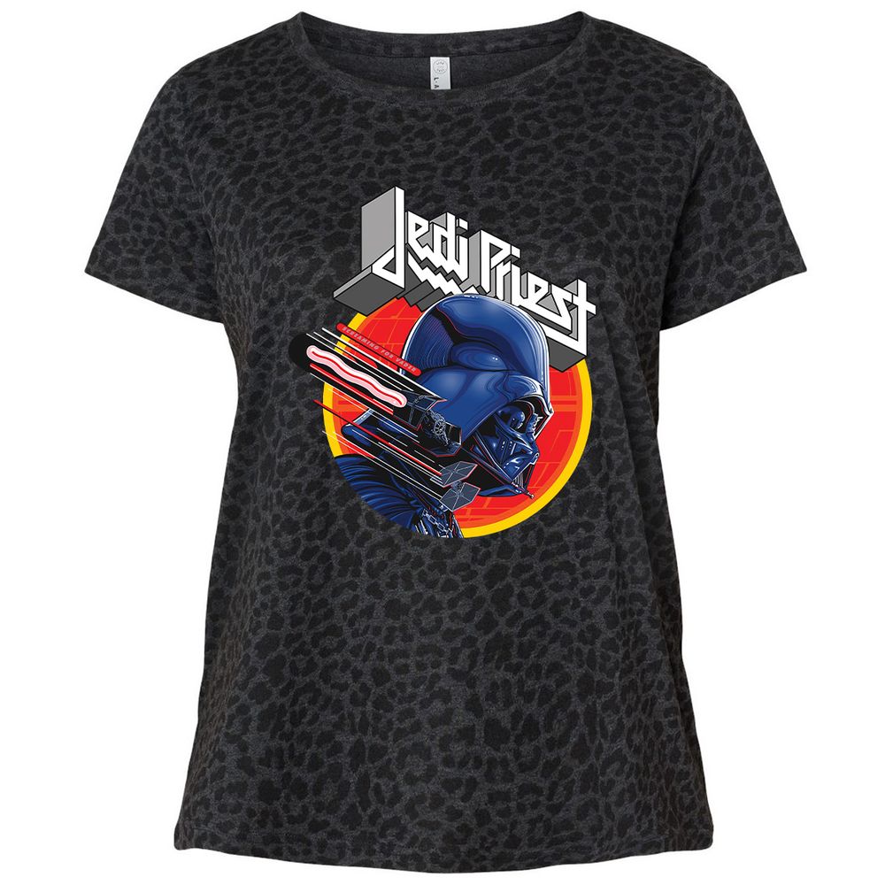 Ladies Curvy Jersey - FBQWA111 - Black Leopard - 11