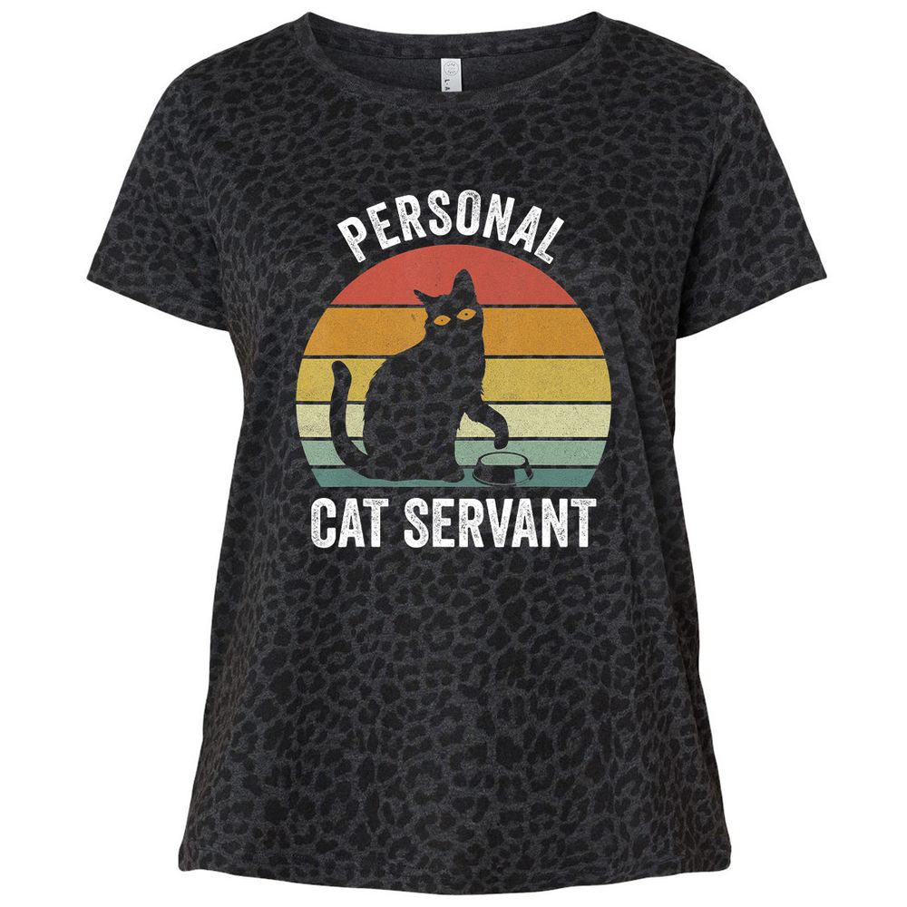 Ladies Curvy Jersey - YGM7TYC7 - Black Leopard - 11