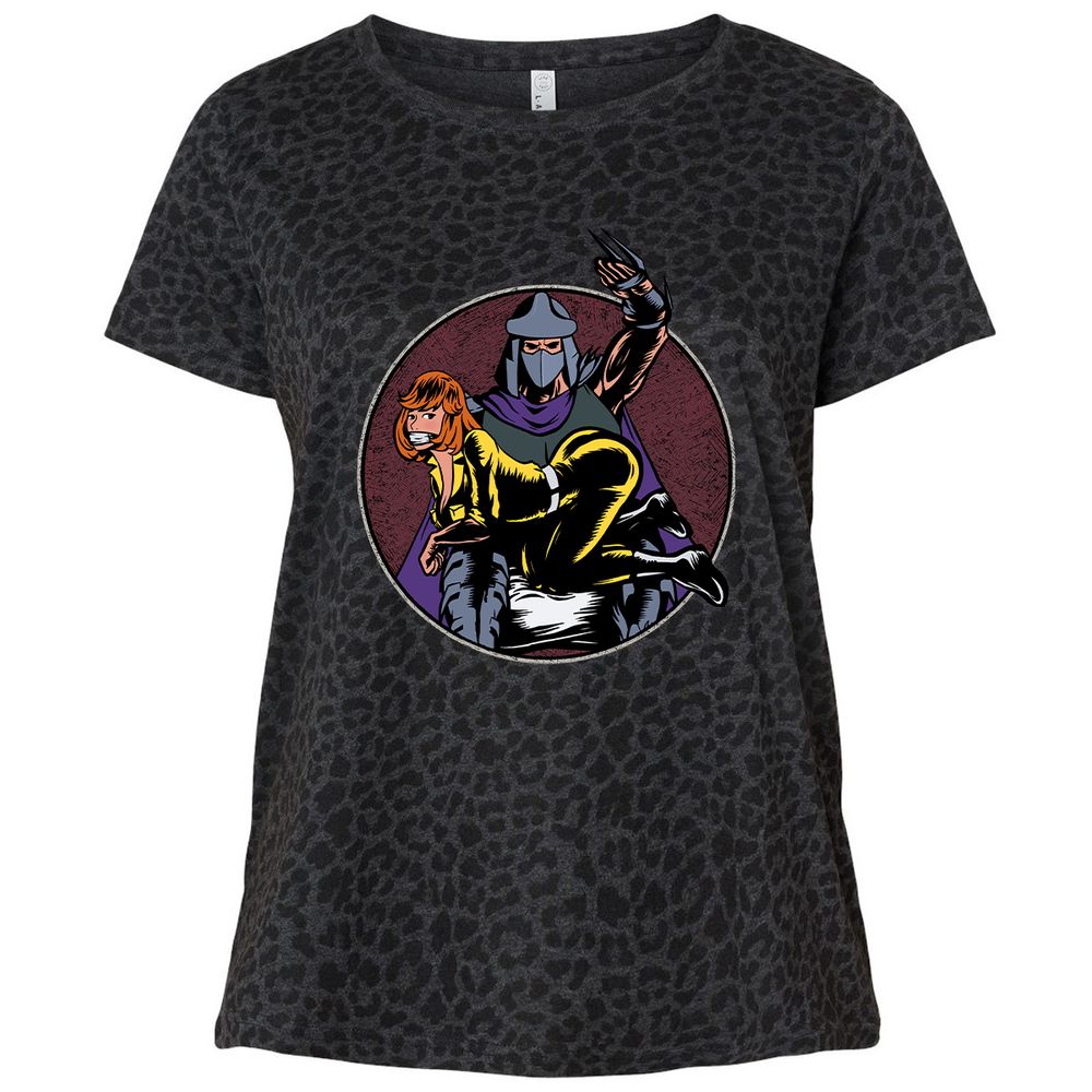 Ladies Curvy Jersey - BJANKGYR - Black Leopard - 11