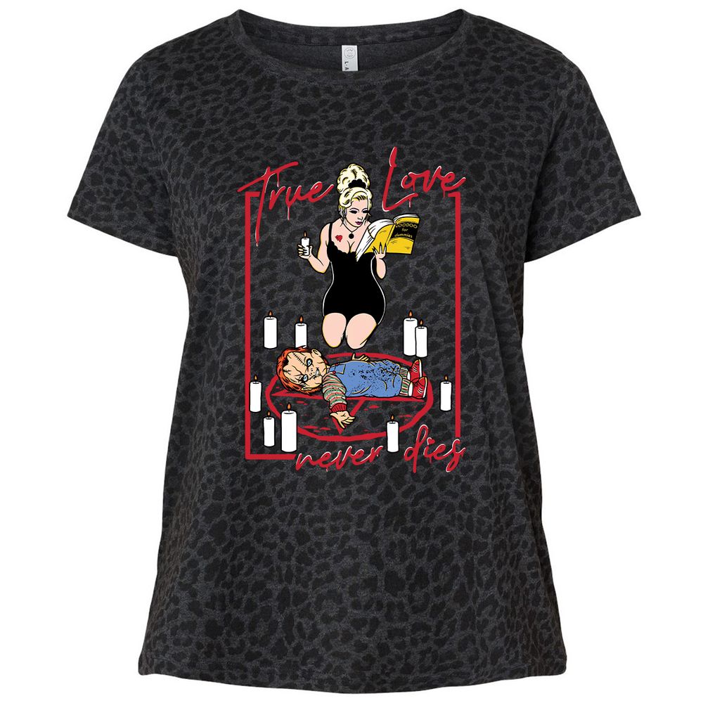 Ladies Curvy Jersey - 6KS2R2BH - Black Leopard - 11