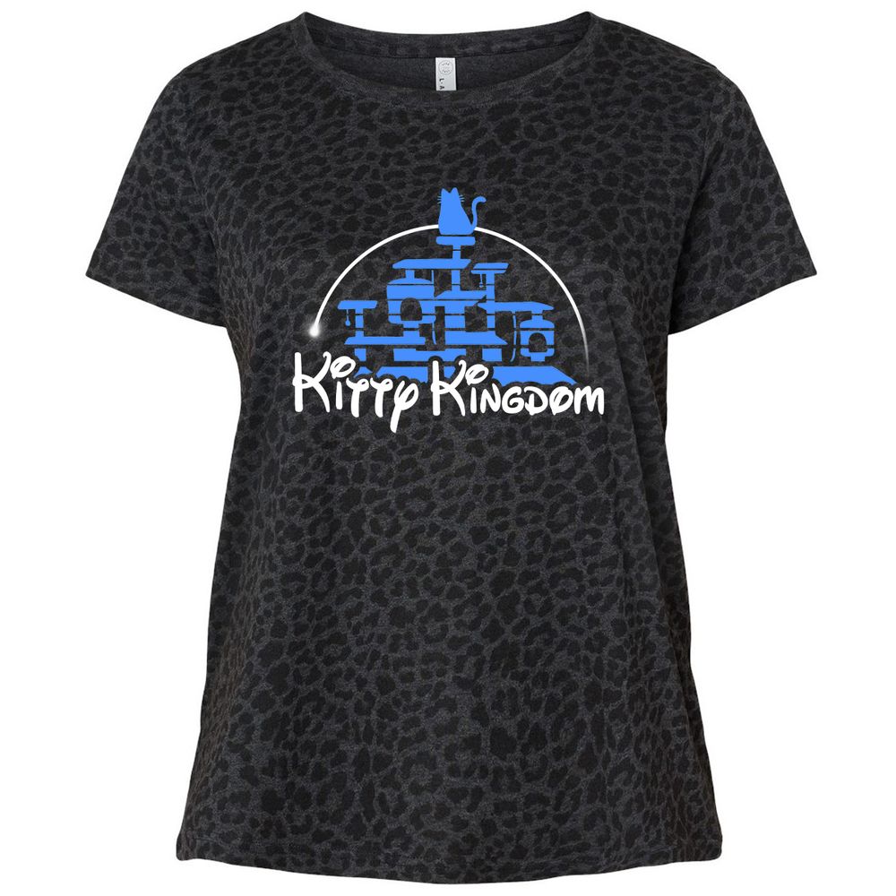 Ladies Curvy Jersey - 7U3C3PRK - Black Leopard - 11