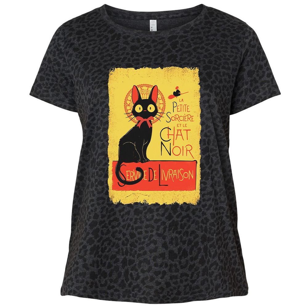 Ladies Curvy Jersey - BUNVUSHD - Black Leopard - 11