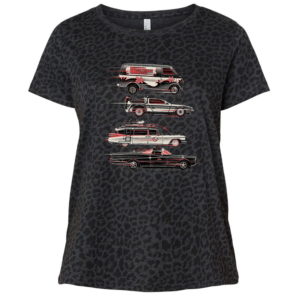 Ladies Curvy Jersey - CUFWNSSW - Black Leopard - 11