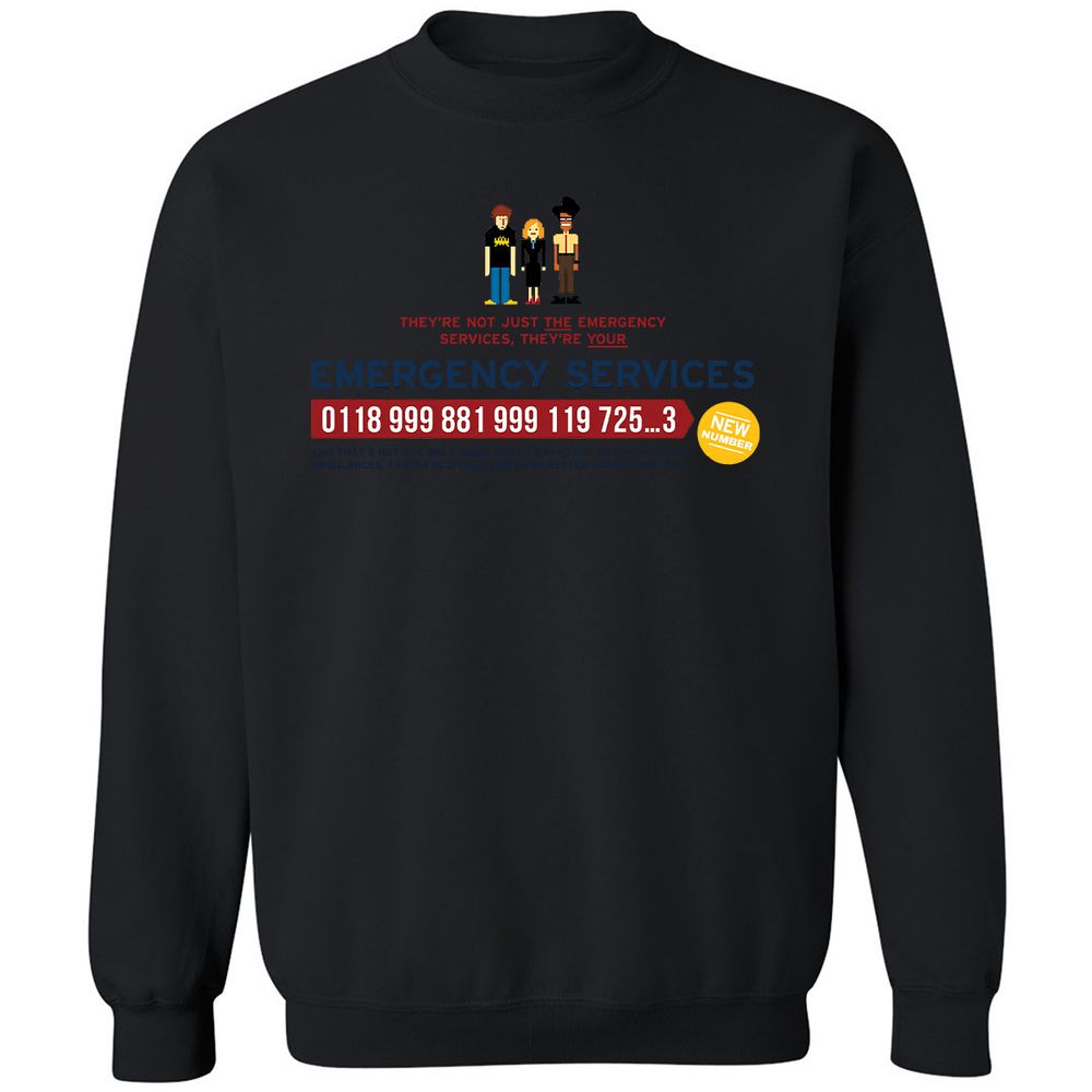 Classic Unisex Sweatshirt - SB2V4VY7 - Black - 12