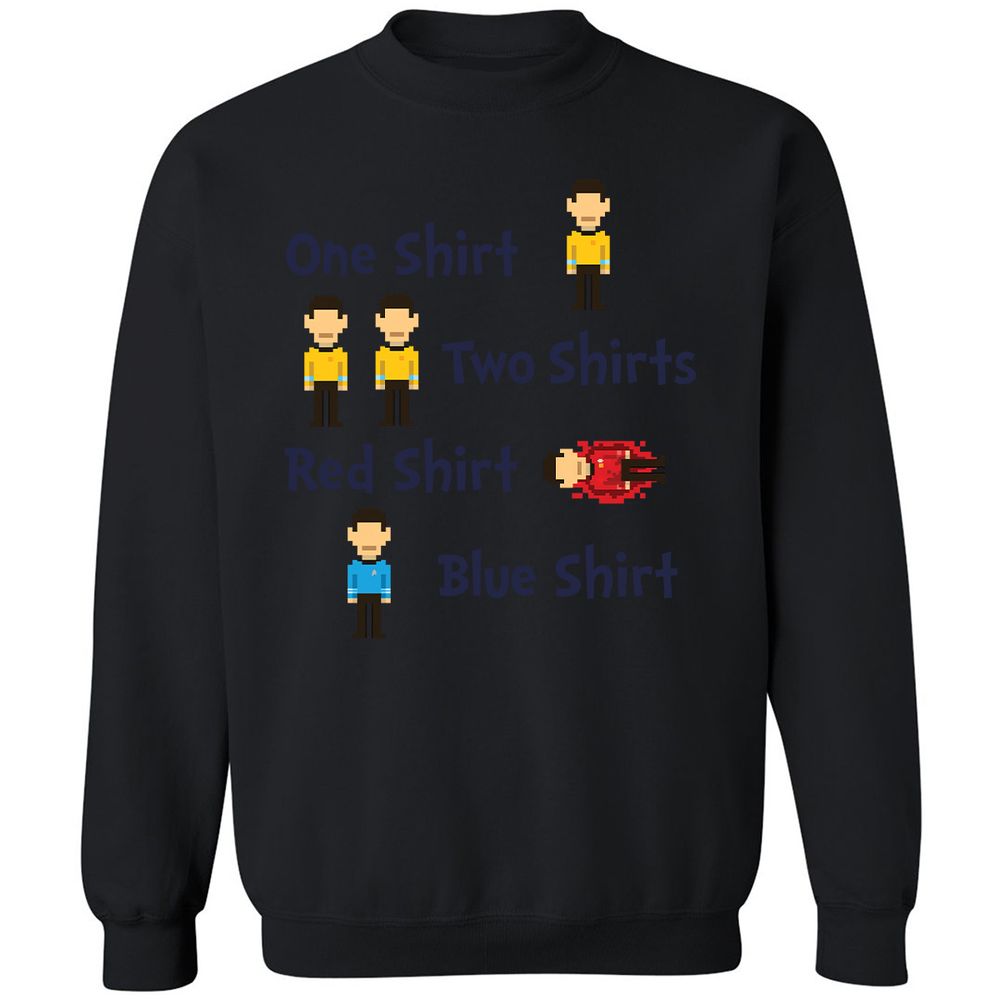 Red Shirt, Blue Shirt - Black - 12