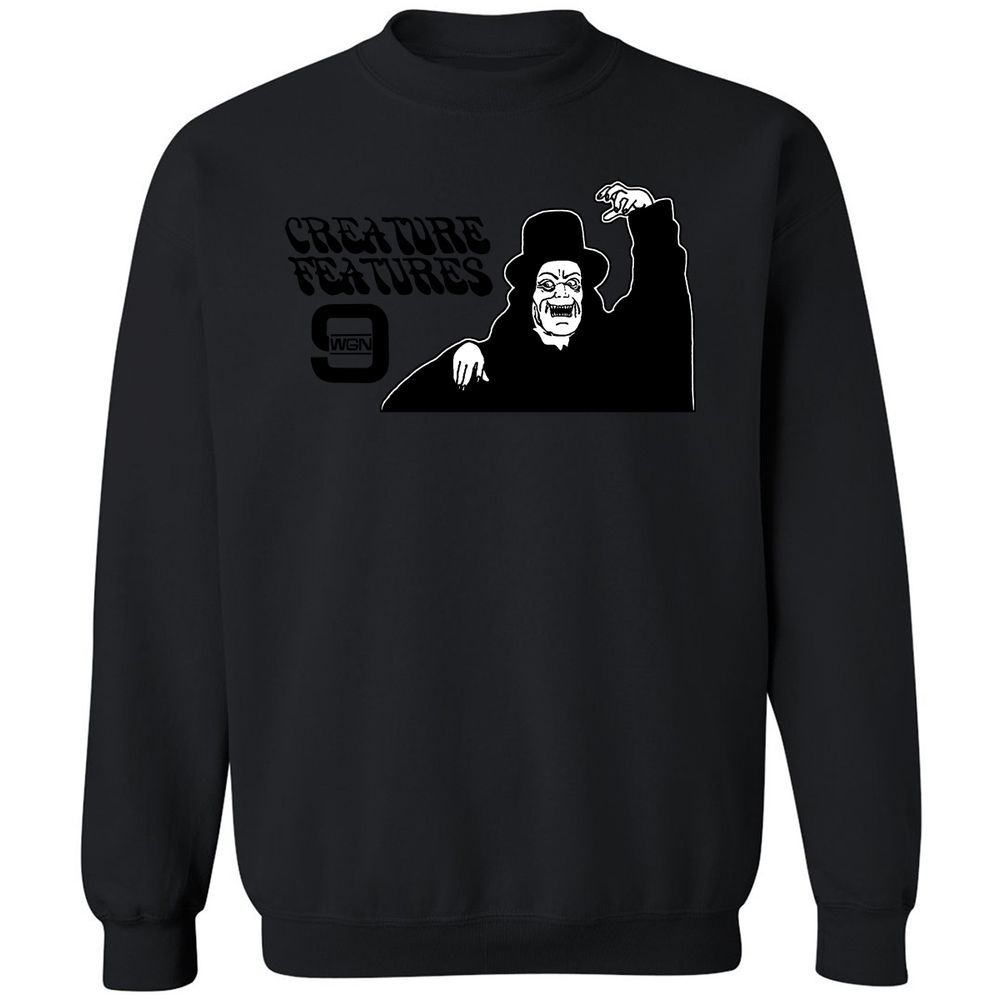 Classic Unisex Sweatshirt - 2B9VWX6J - Black - 12