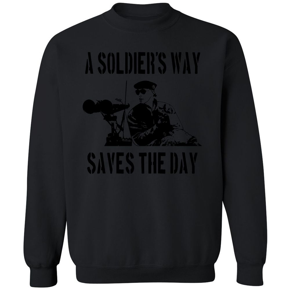 Classic Unisex Sweatshirt - 8KCJ3TSV - Black - 12