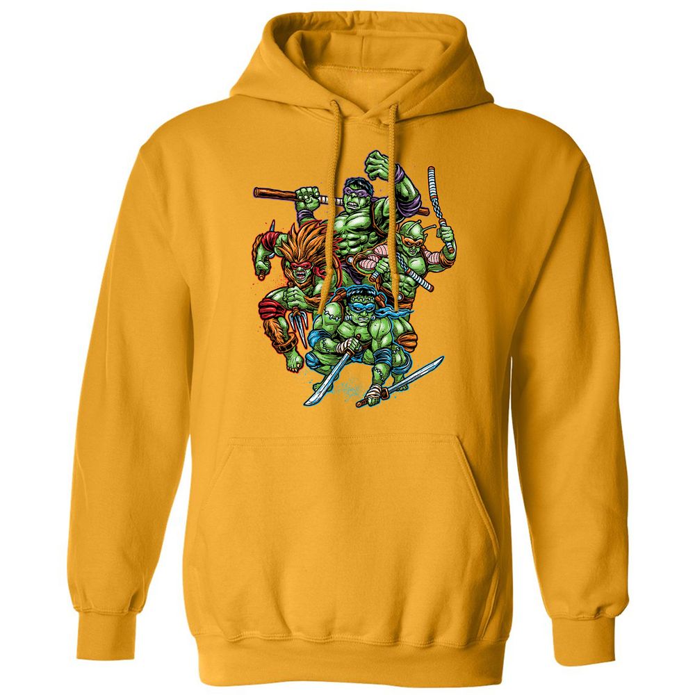 Classic Unisex Hoodie - QHNNSCQ4 - Gold - 12