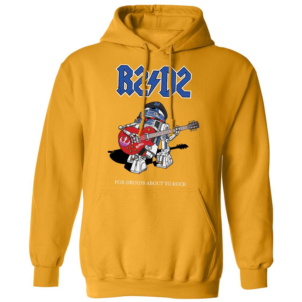 Classic Unisex Hoodie - 66F3C9HS - Gold - 12