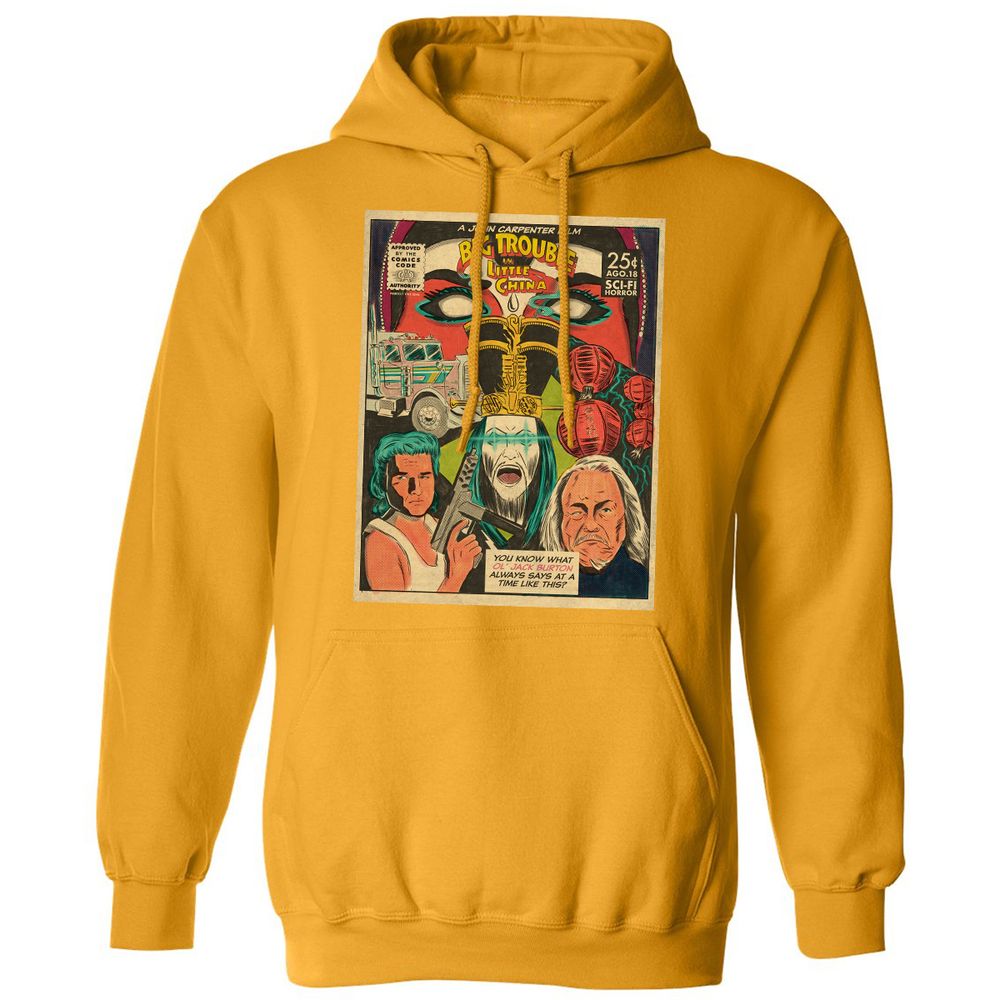 Classic Unisex Hoodie - E44BP3SR - Gold - 12