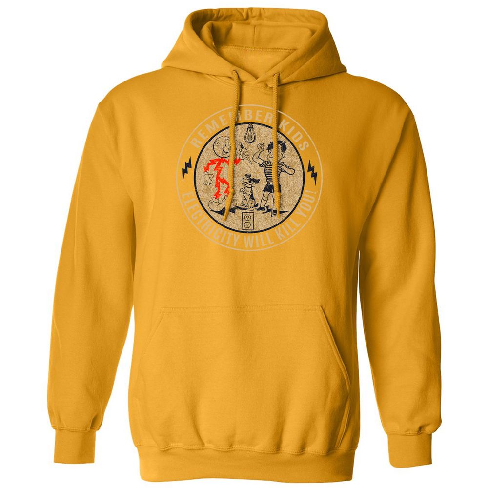 Classic Unisex Hoodie - Q5YVXBE3 - Gold - 12