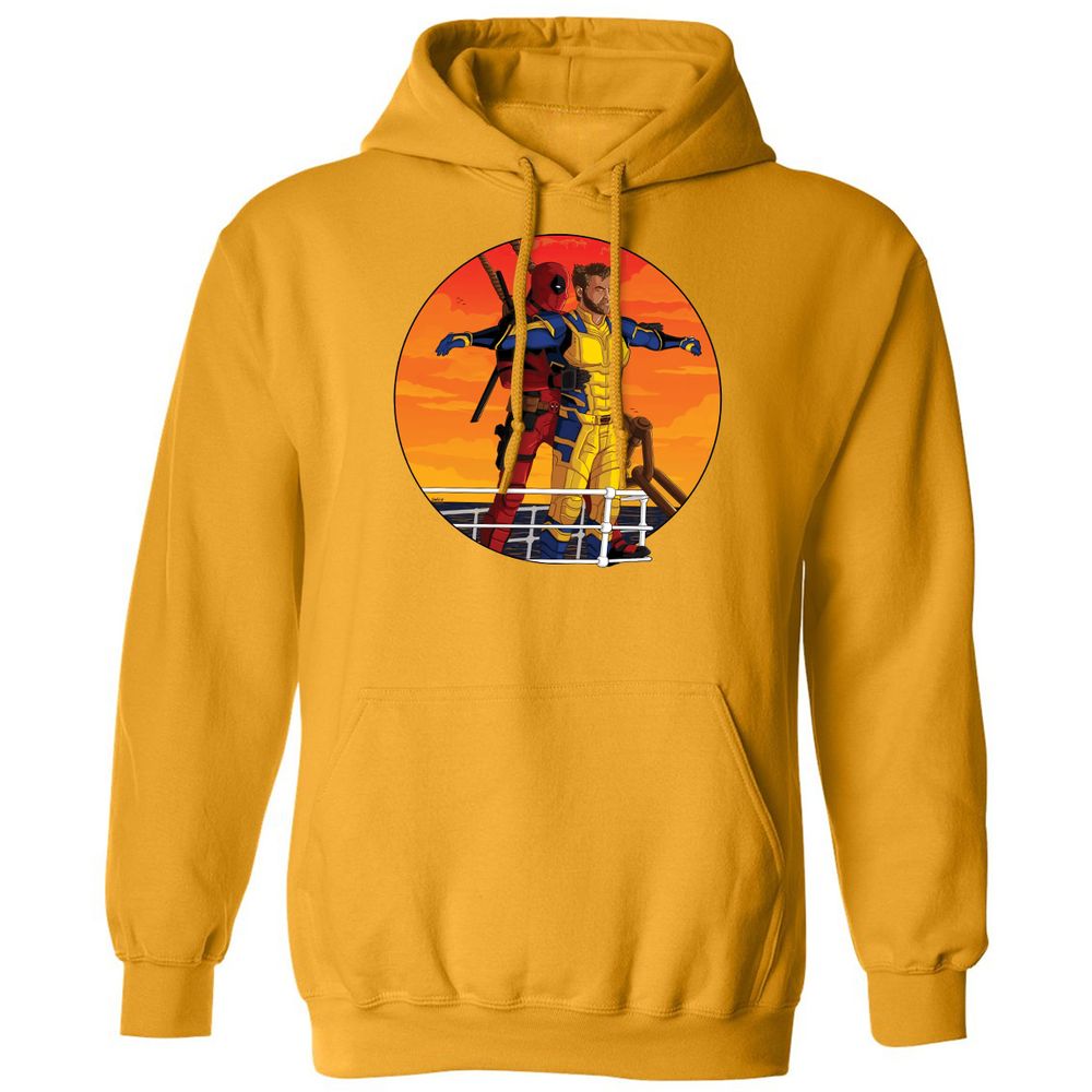 Classic Unisex Hoodie - ECPH7BLQ - Gold - 12