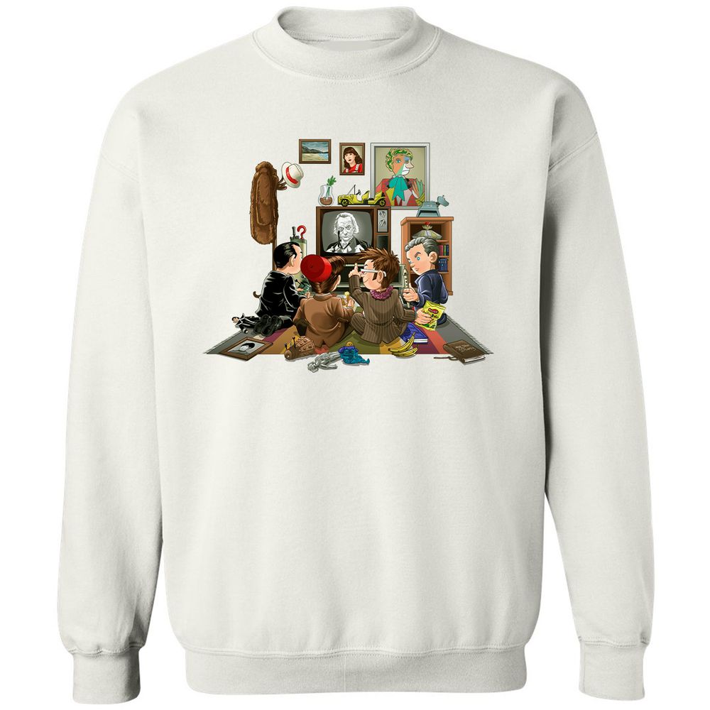 Classic Unisex Sweatshirt - HPCFFYUJ - White - 12