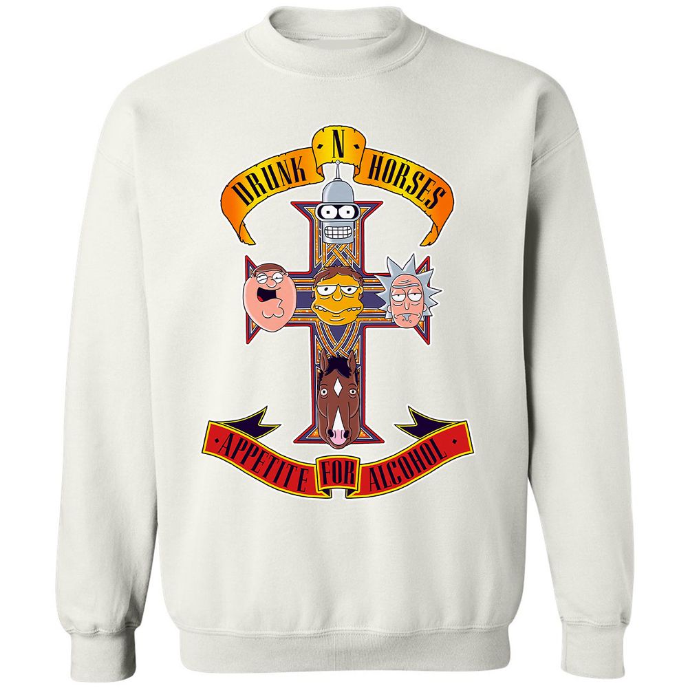 Classic Unisex Sweatshirt - GK67TS2W - White - 12