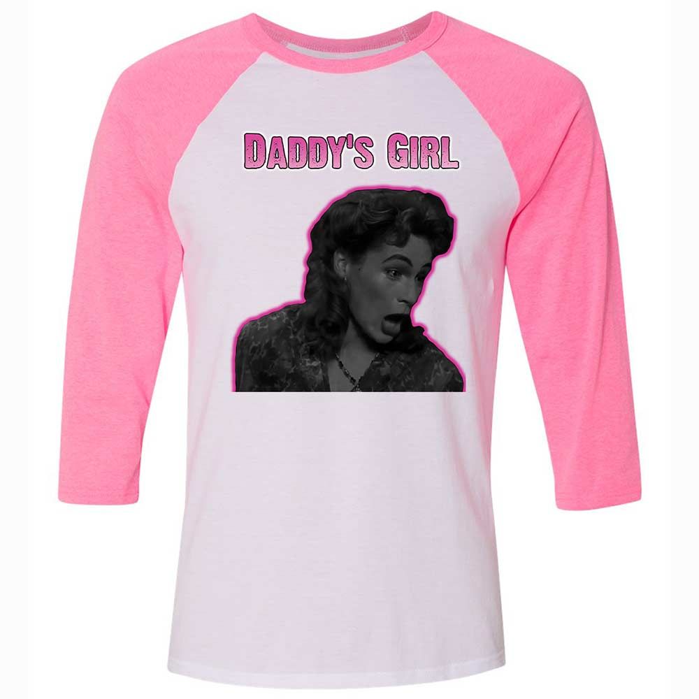 Daddy's Girl - White/Neon Pink - 12