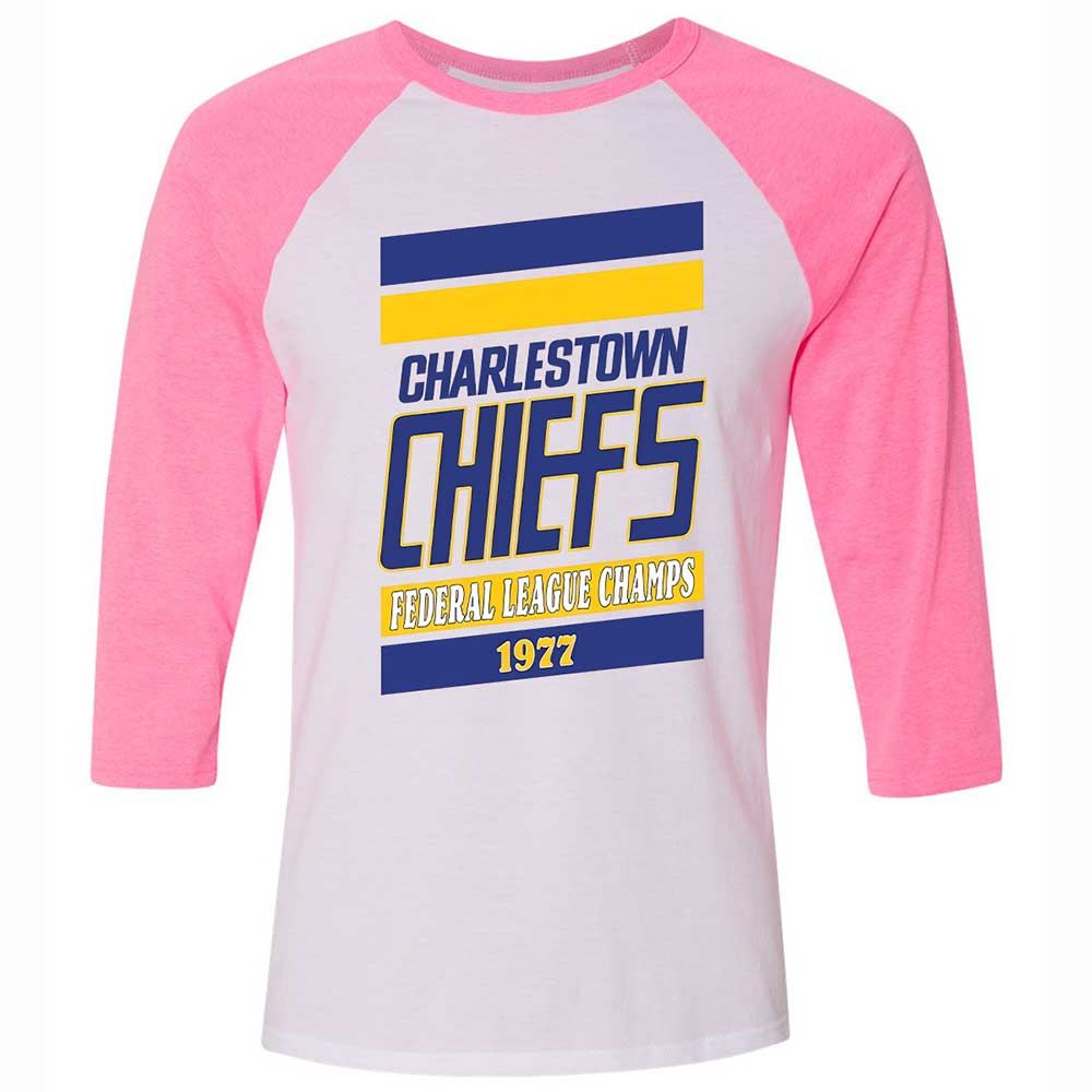 Unisex 3/4 Baseball Tee - JUFTQESK - White/Neon Pink - 12