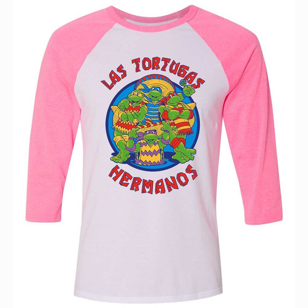 Las Tortugas Hermanos - White/Neon Pink - 12