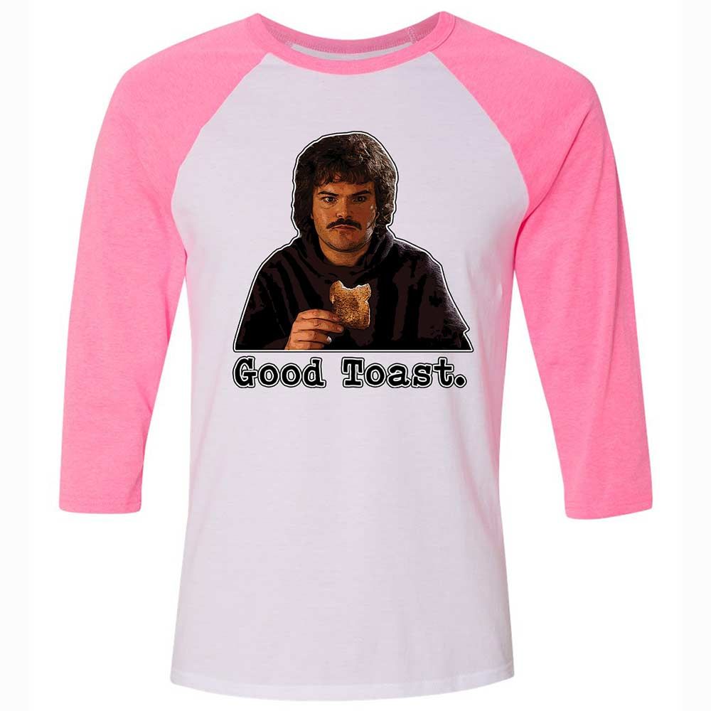 Unisex 3/4 Baseball Tee - Y2N74F4J - White/Neon Pink - 12
