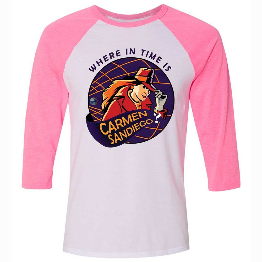 Where in Time Is Carmen Sandiego - White/Neon Pink - 12