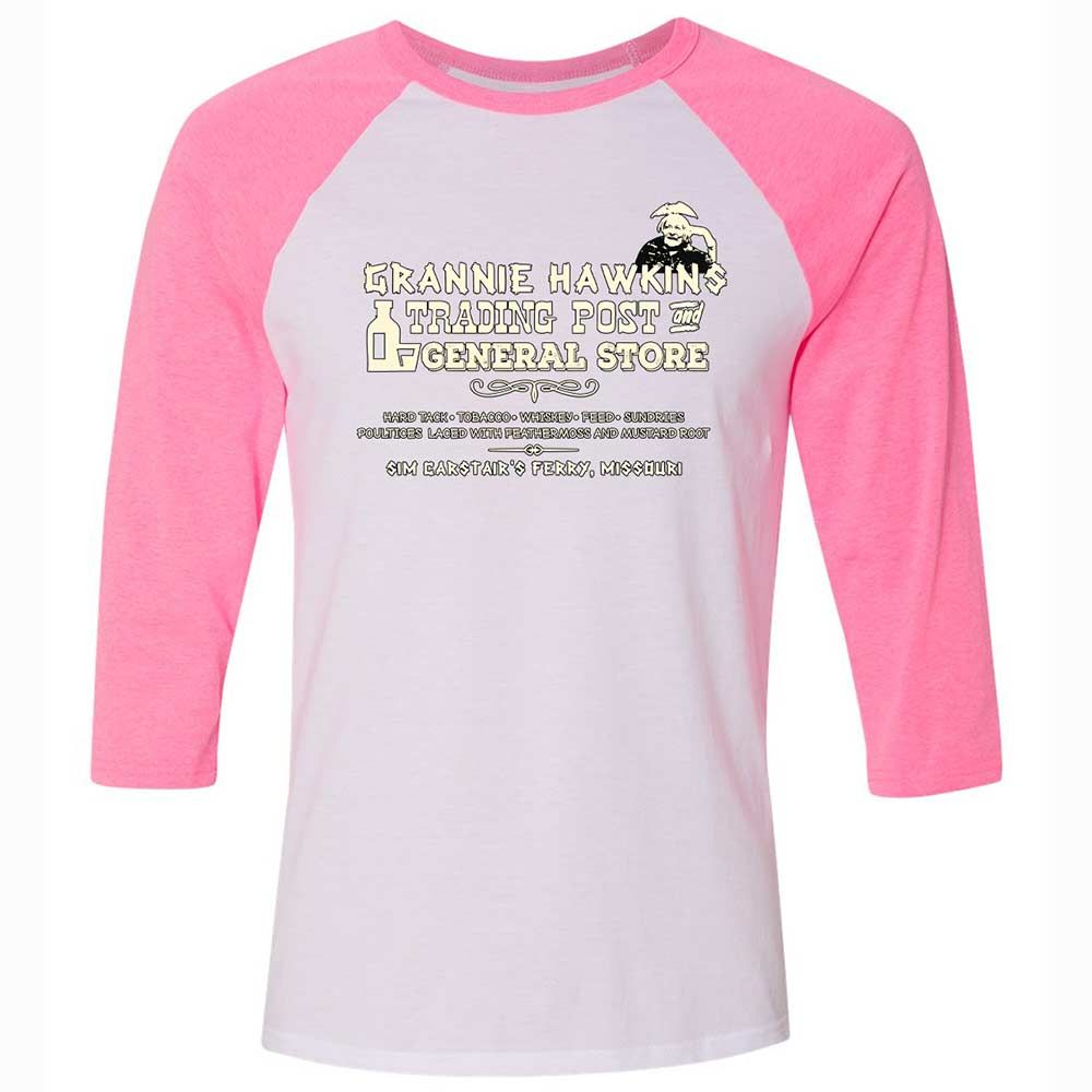 Unisex 3/4 Baseball Tee - GP4HXGM1 - White/Neon Pink - 12
