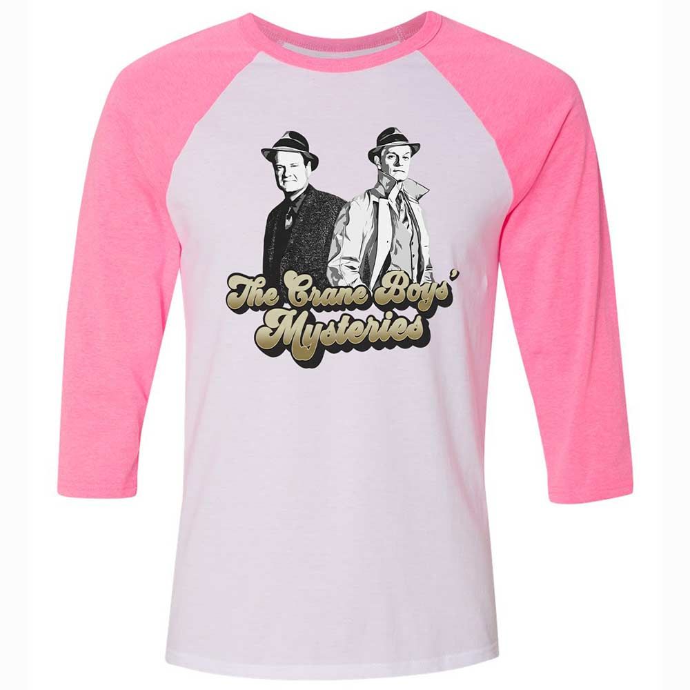 Unisex 3/4 Baseball Tee - 2FTQ3SRQ - White/Neon Pink - 12