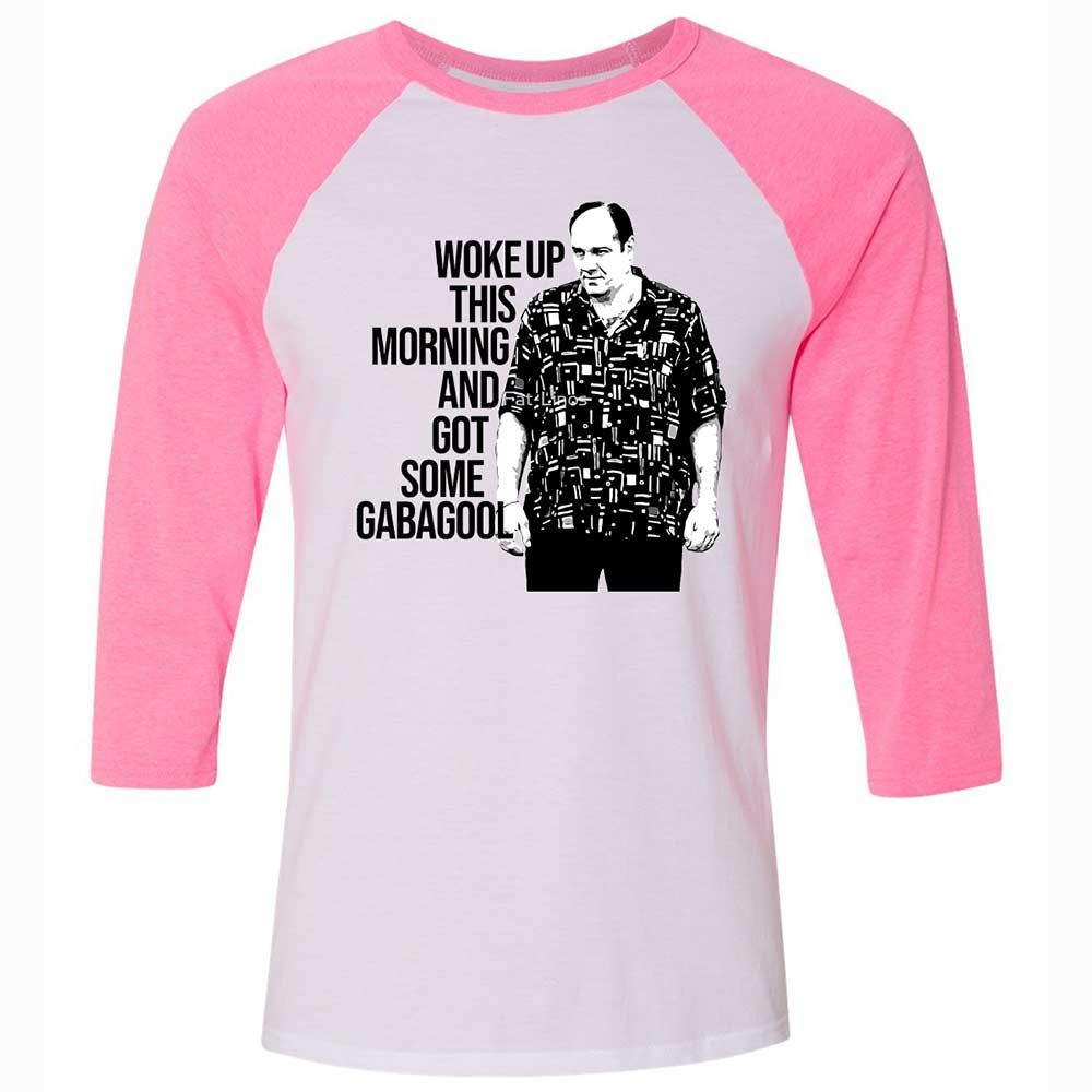 Unisex 3/4 Baseball Tee - 7GS6QS3B - White/Neon Pink - 12