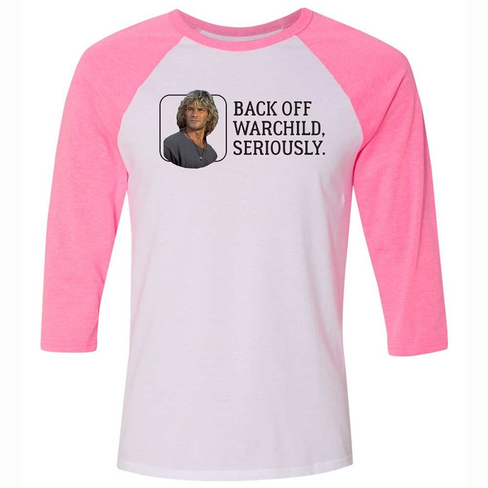 Unisex 3/4 Baseball Tee - M211MA7Q - White/Neon Pink - 12