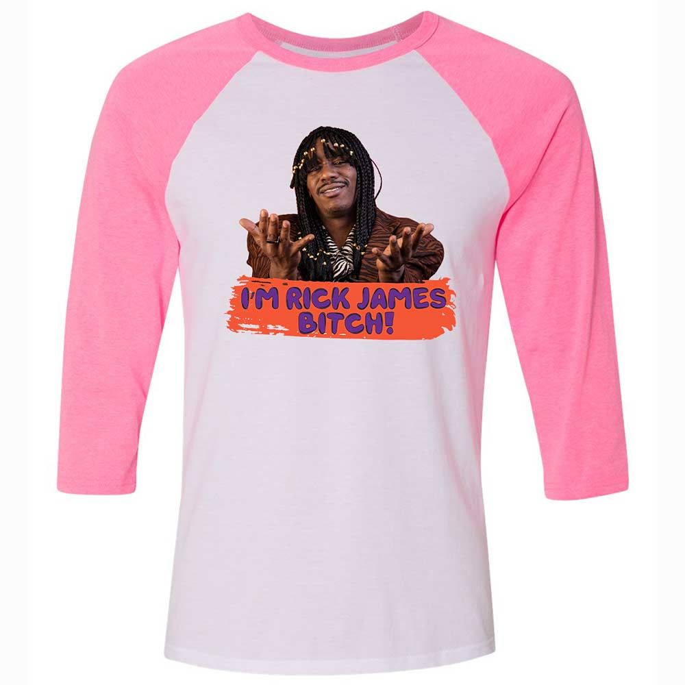 Bitch - White/Neon Pink - 12