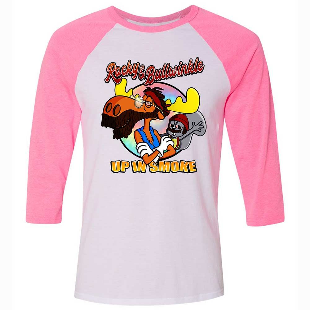 Funny Up In Smoke - White/Neon Pink - 12