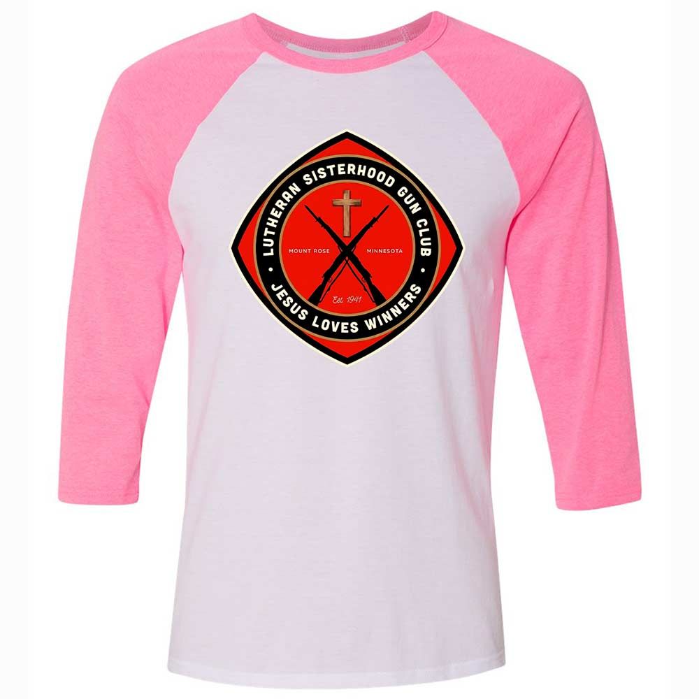Lutheran Sisterhood Gun Club - White/Neon Pink - 12