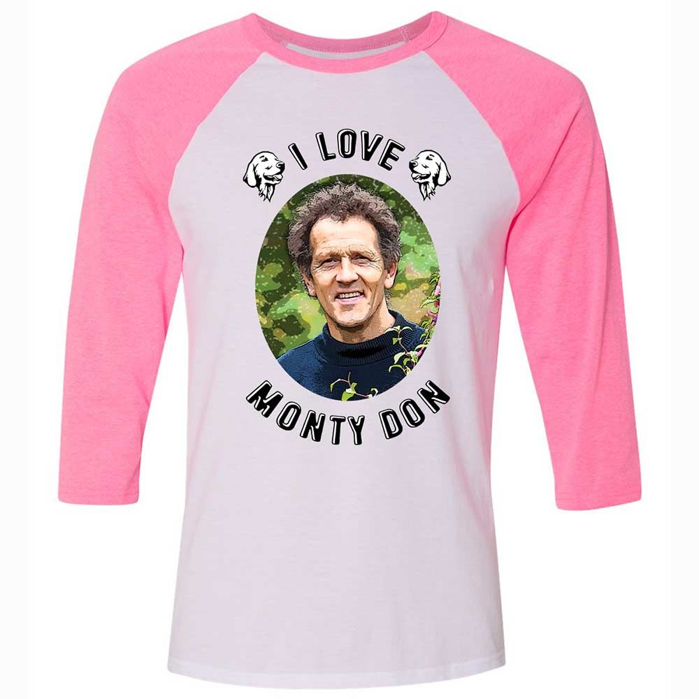 Unisex 3/4 Baseball Tee - 3TF2XFEL - White/Neon Pink - 12