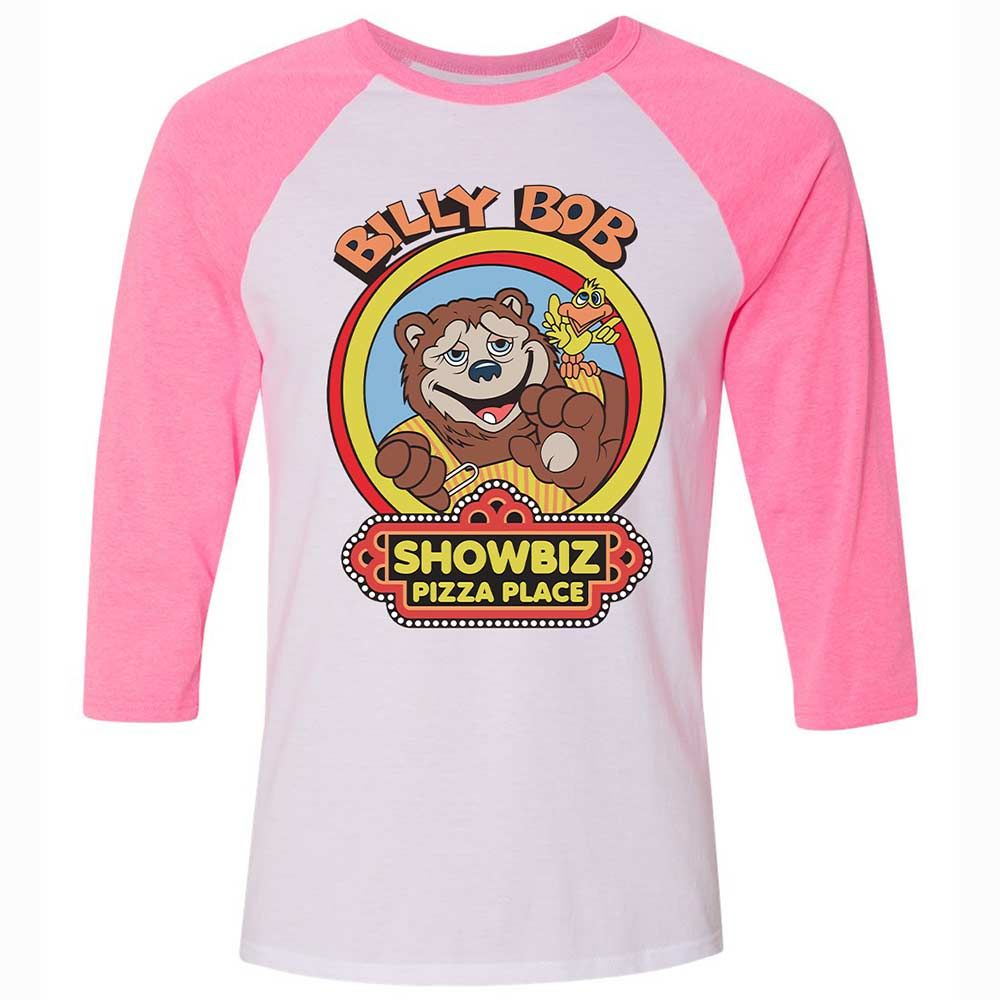 Big Bear Pizza Place - White/Neon Pink - 12