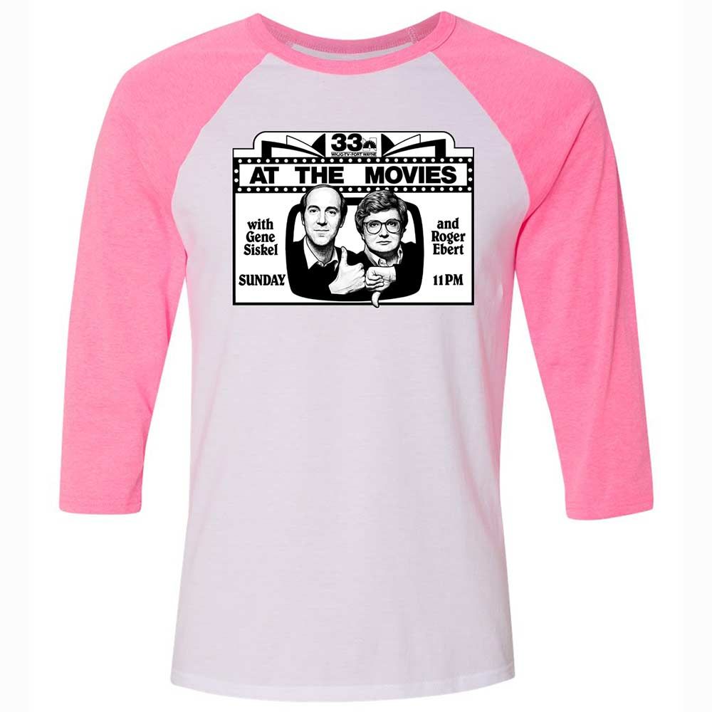 Unisex 3/4 Baseball Tee - RUYAHX79 - White/Neon Pink - 12