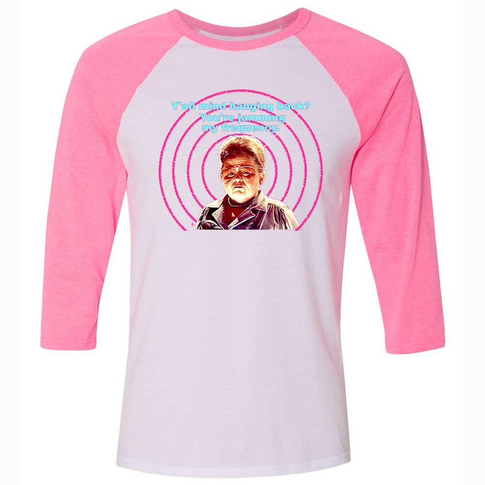 Unisex 3/4 Baseball Tee - N4CPBYYM - White/Neon Pink - 12