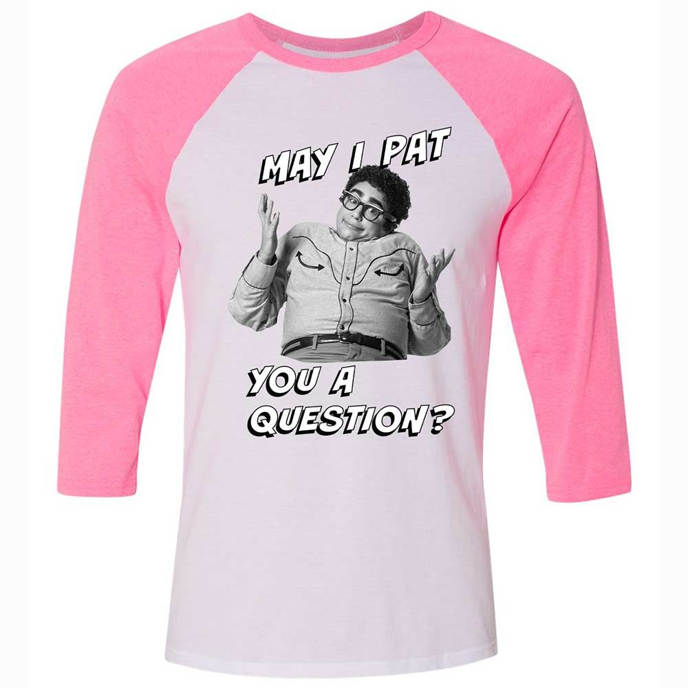 Unisex 3/4 Baseball Tee - 5XR1F4H8 - White/Neon Pink - 12