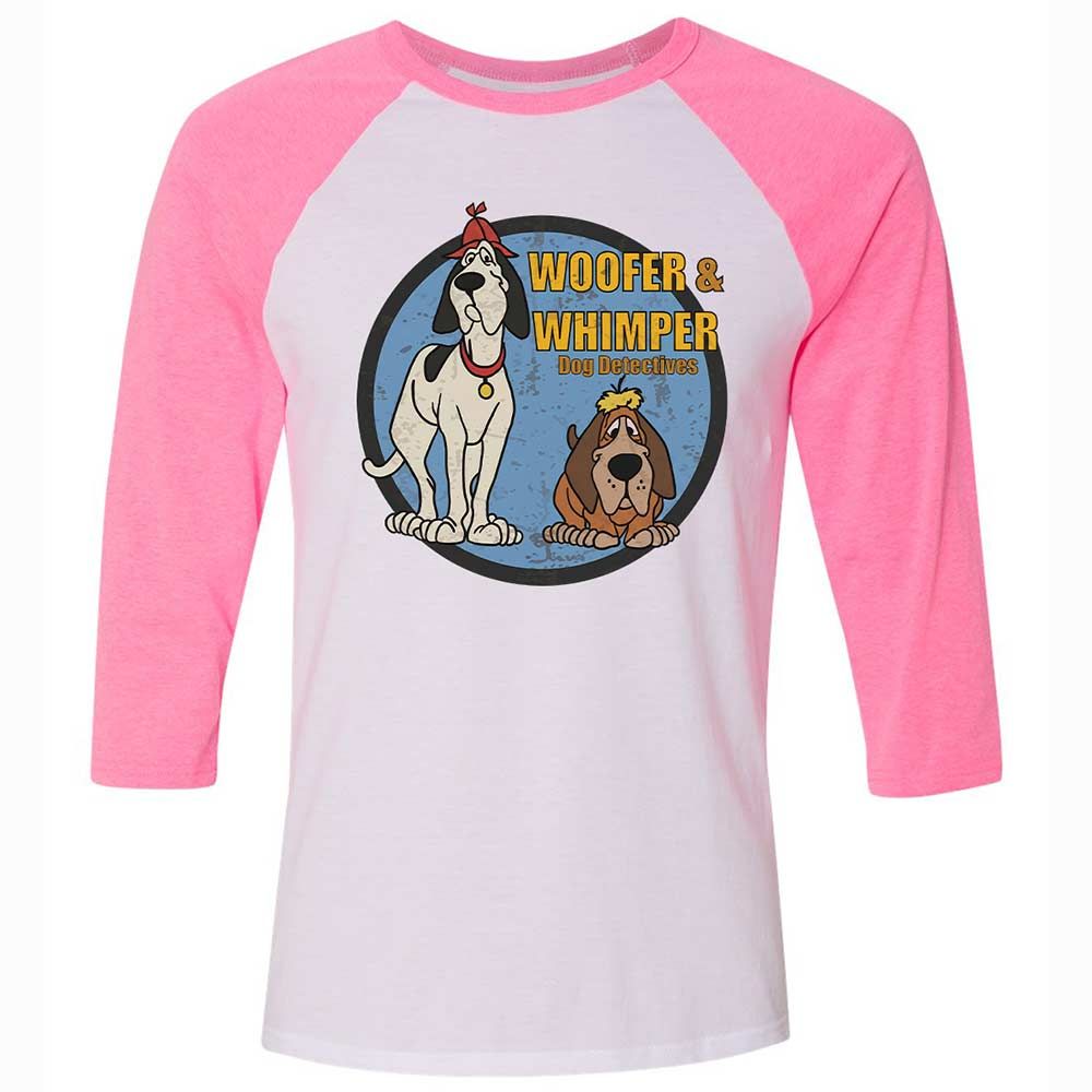 Unisex 3/4 Baseball Tee - H2915G67 - White/Neon Pink - 12