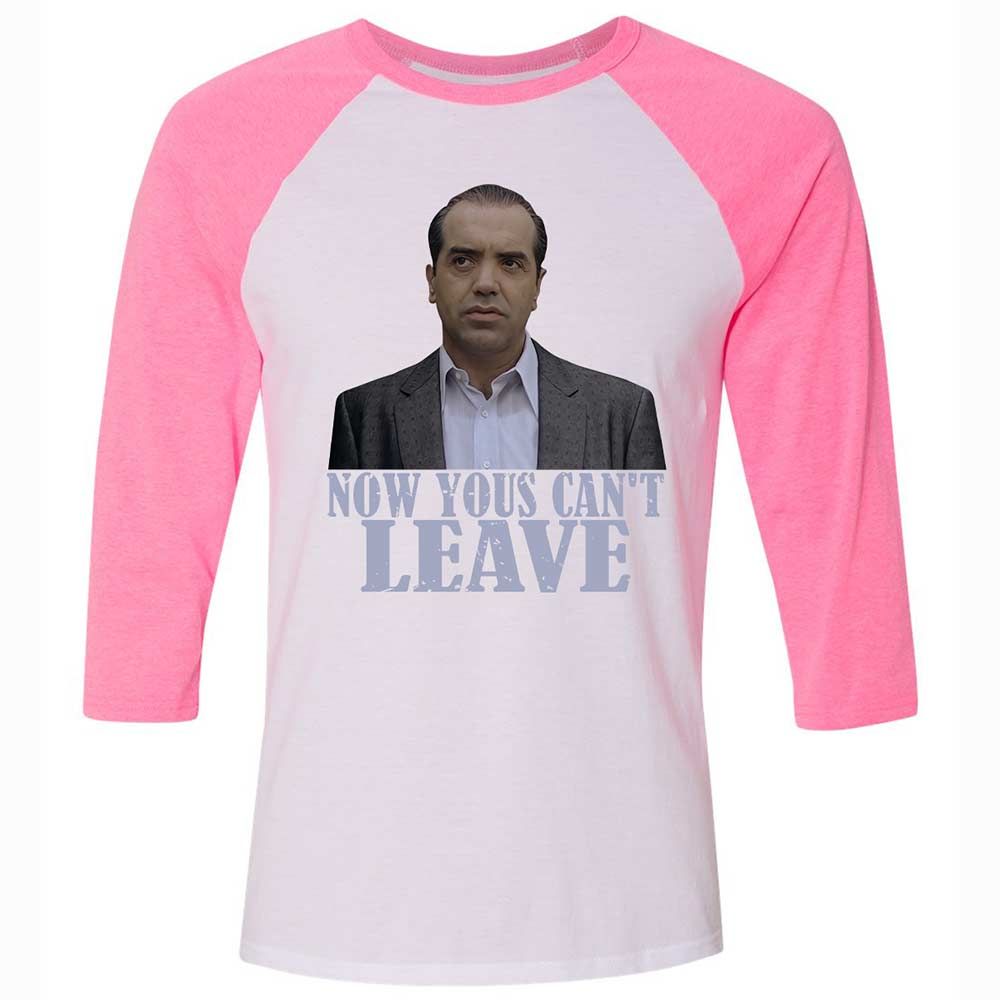 Unisex 3/4 Baseball Tee - MT96VEUY - White/Neon Pink - 12