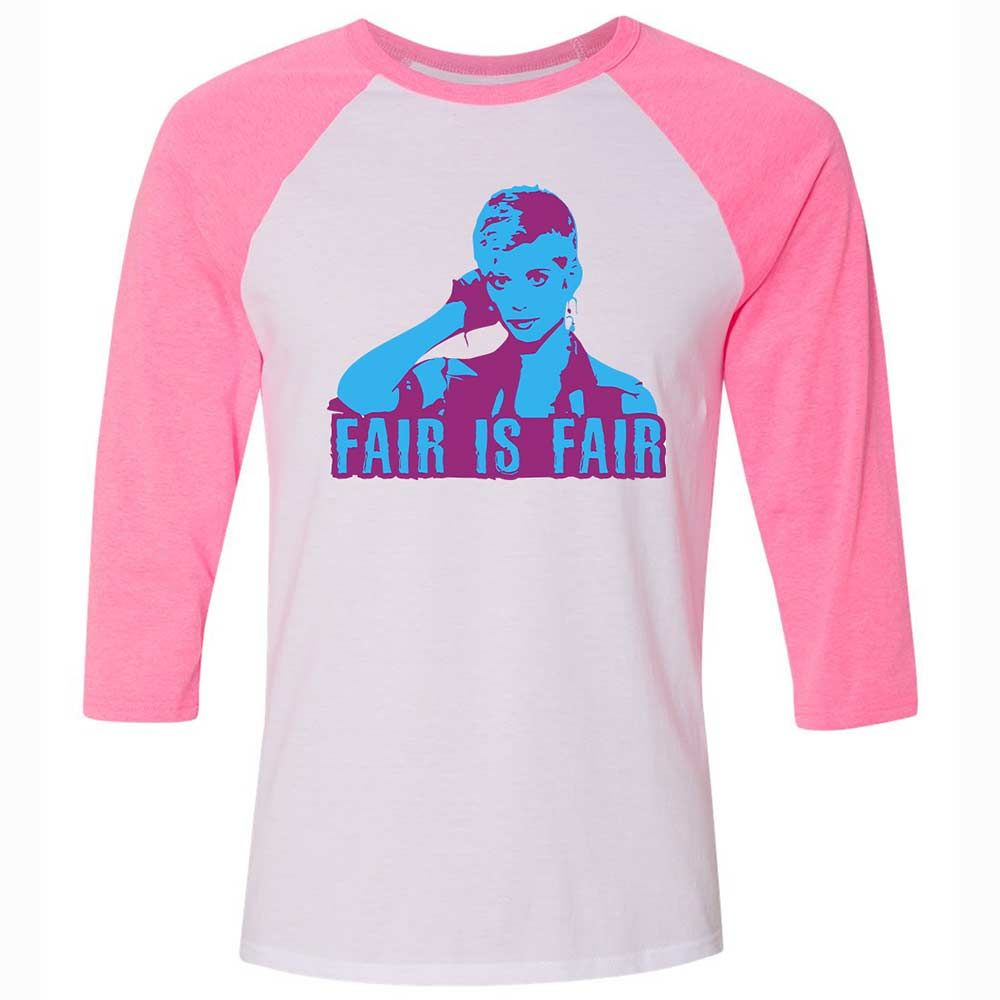 Fair is Fair - White/Neon Pink - 12