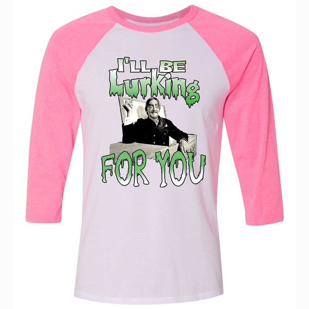 I'll be lurking for you - White/Neon Pink - 12