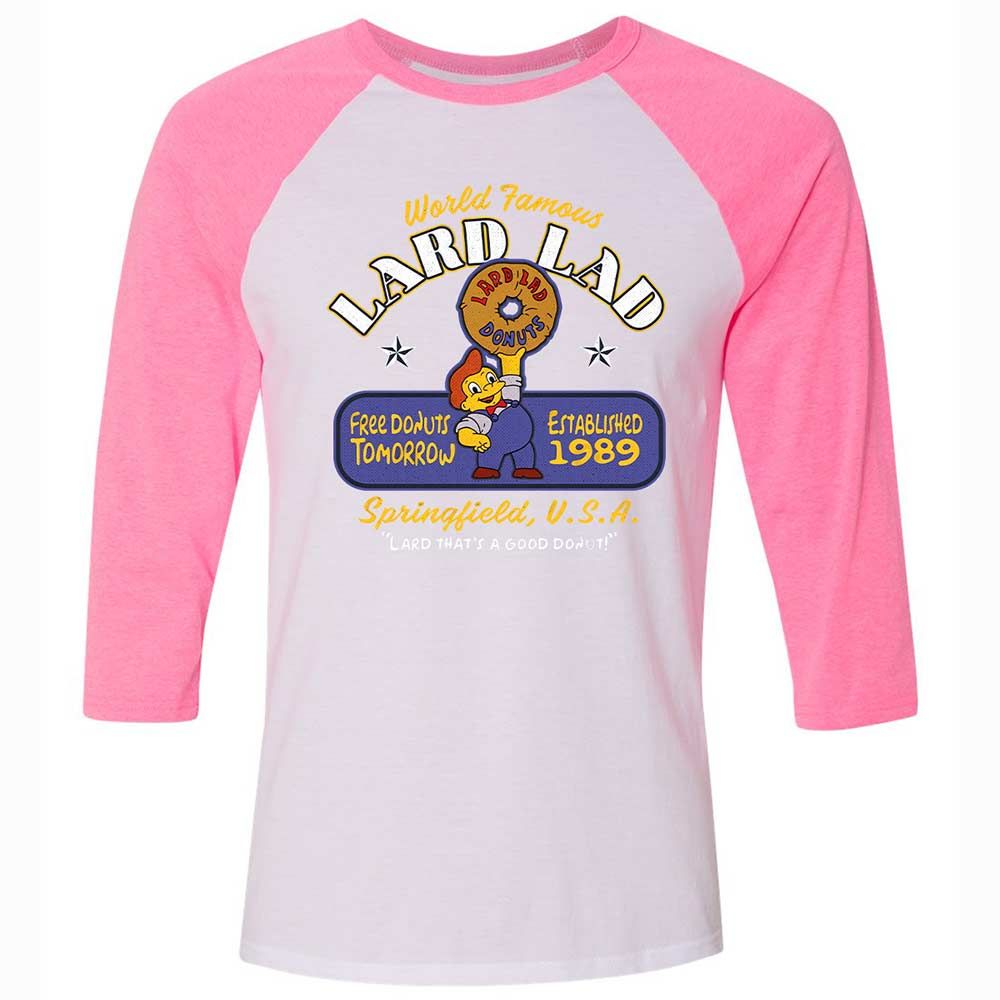 Unisex 3/4 Baseball Tee - 7GNV4PNK - White/Neon Pink - 12