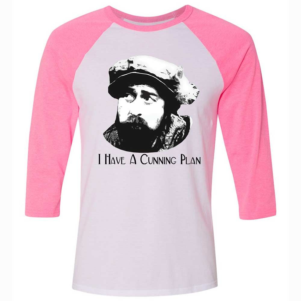 I Have A Cunning Plan - White/Neon Pink - 12
