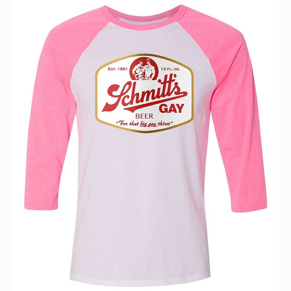 Schmitt's Gay Beer - White/Neon Pink - 12